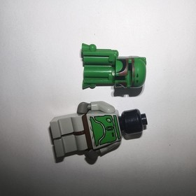 Lego Star Wars Boba Fett Minifigure Bluish Grays 6209 6210 sw0002a