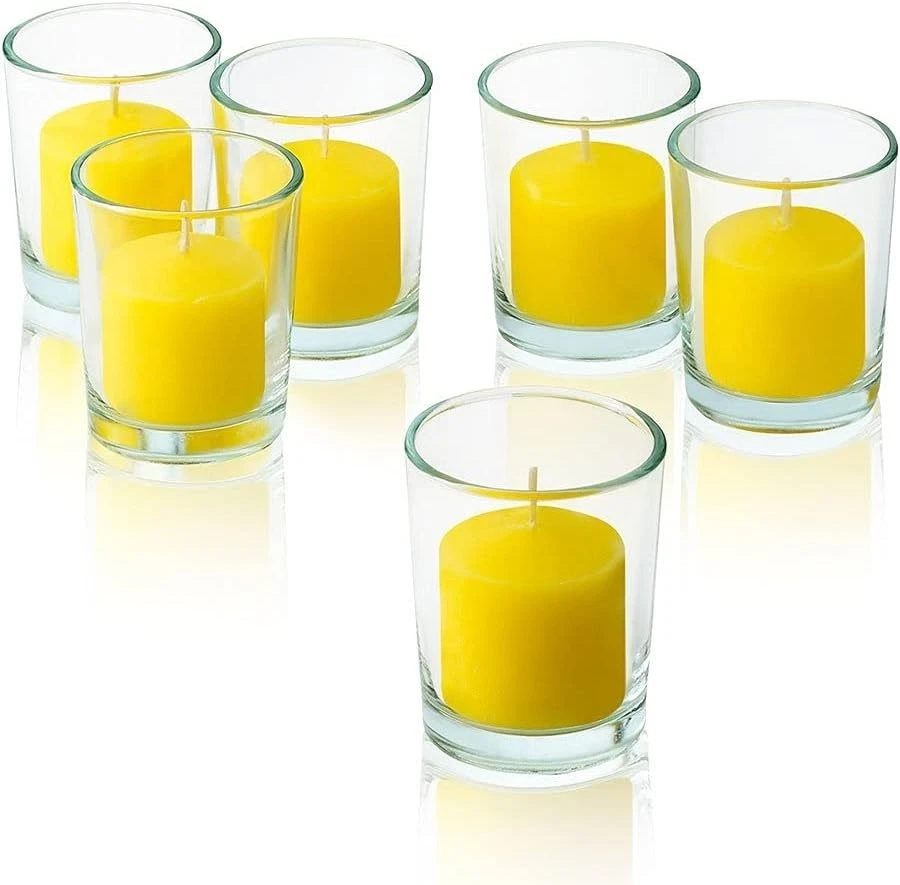 Set of 72 Votive Citronella Candles - Summer Scented Candles - for Indoor/Outdoo - Image 2 of 4