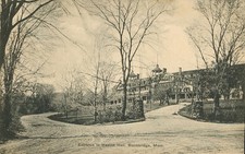 Stockbridge, Mass Postcard 1910 RPPC Entrance...