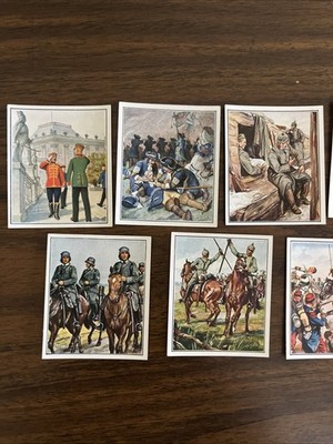 Lot 9 German Cigarette Cards Reichsheer 276–290 WWI 1930s