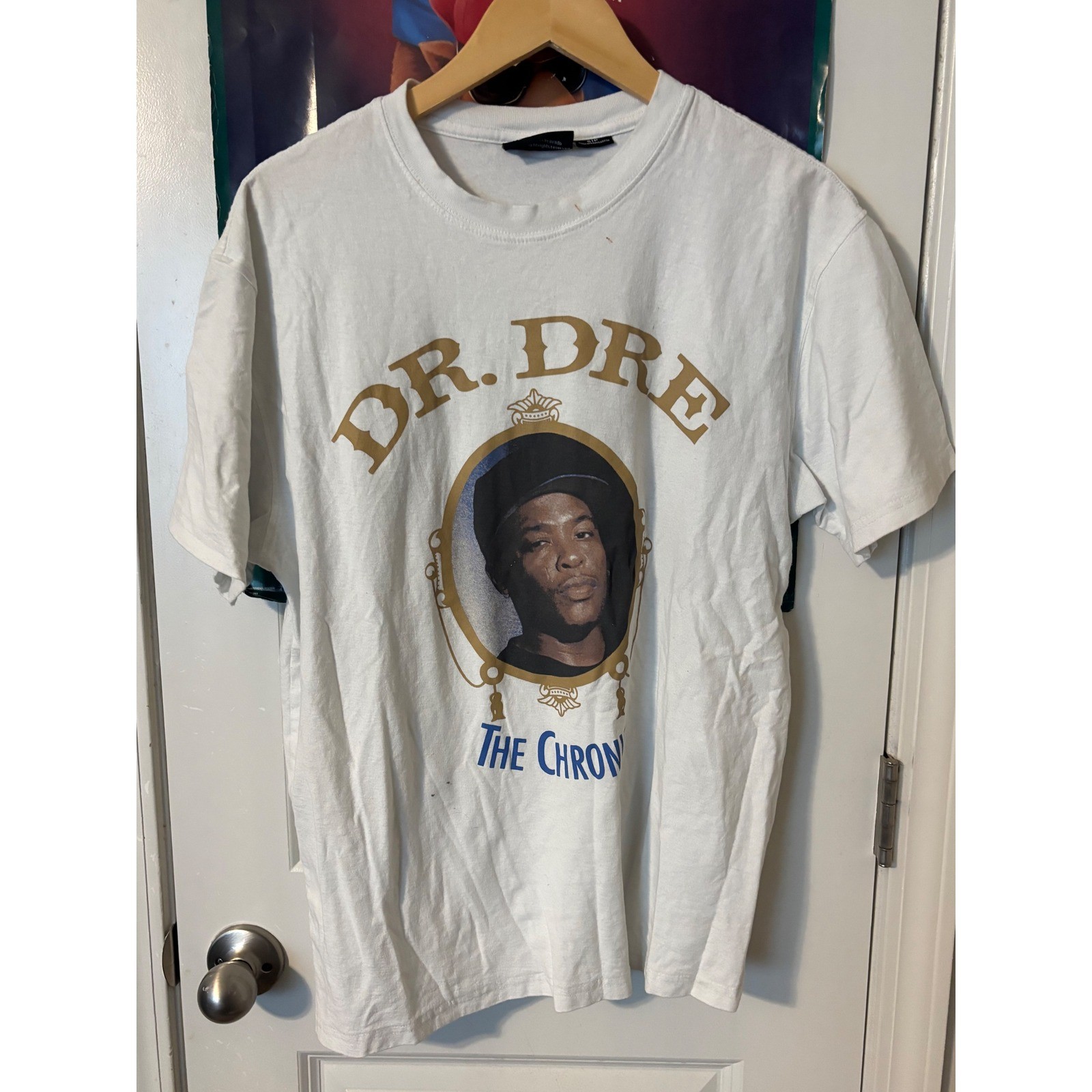 FILA T Shirt Dr. Dre The Chronic Stampa Grafica Hip Hop Rap Tee 2005 braccio della morte