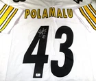 Troy Polamalu / Autographed Pittsburgh Steelers Custom Football Jersey / COA