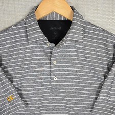 JOHNNIE O x OLYMPIA FIELDS CC CHICAGO Mens Medium Performance Polo Shirt Gray