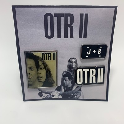 Beyonce Jay Z OTR II Tour Pins Set 2018 On The Run II Concert Merch NEW SEALED