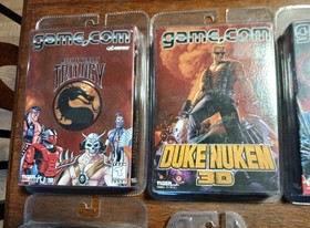 Lot of 8 NEW sealed Game Com games. Sonic Jam Duke Nukem Mortal Kombat and more!