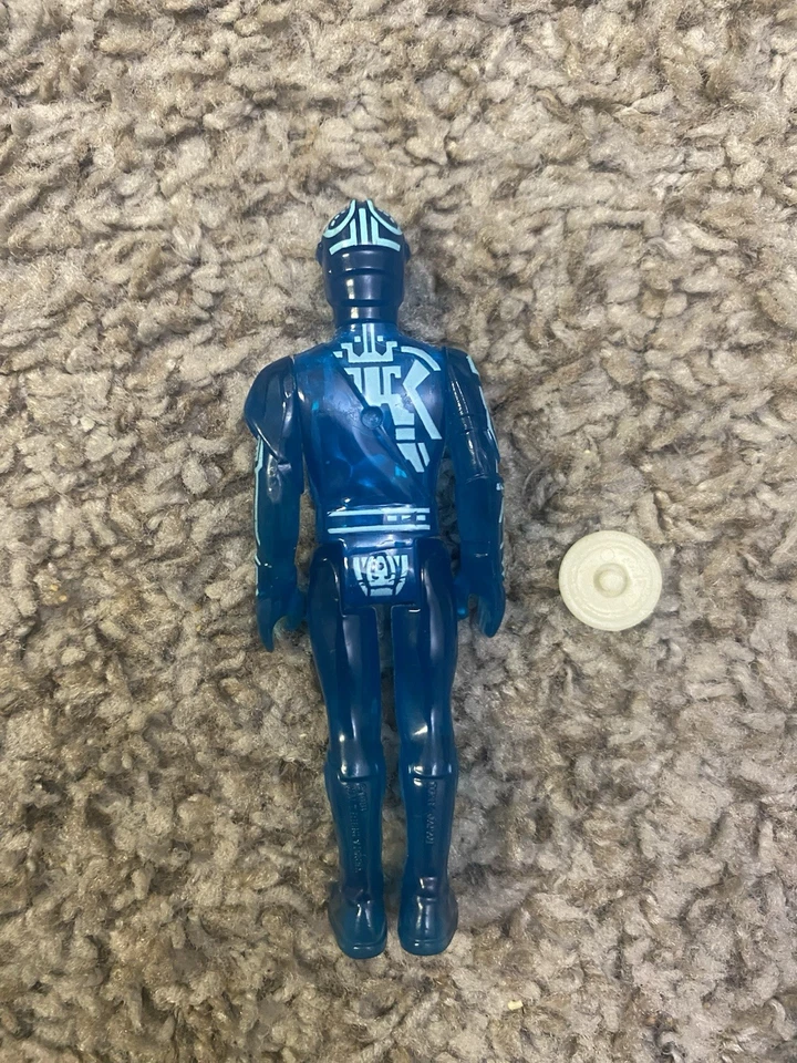 Figura de colección Flynn Tron con disco 100 % completa Walt Disney Tomy 1981 3,75" Foto 3 de 3