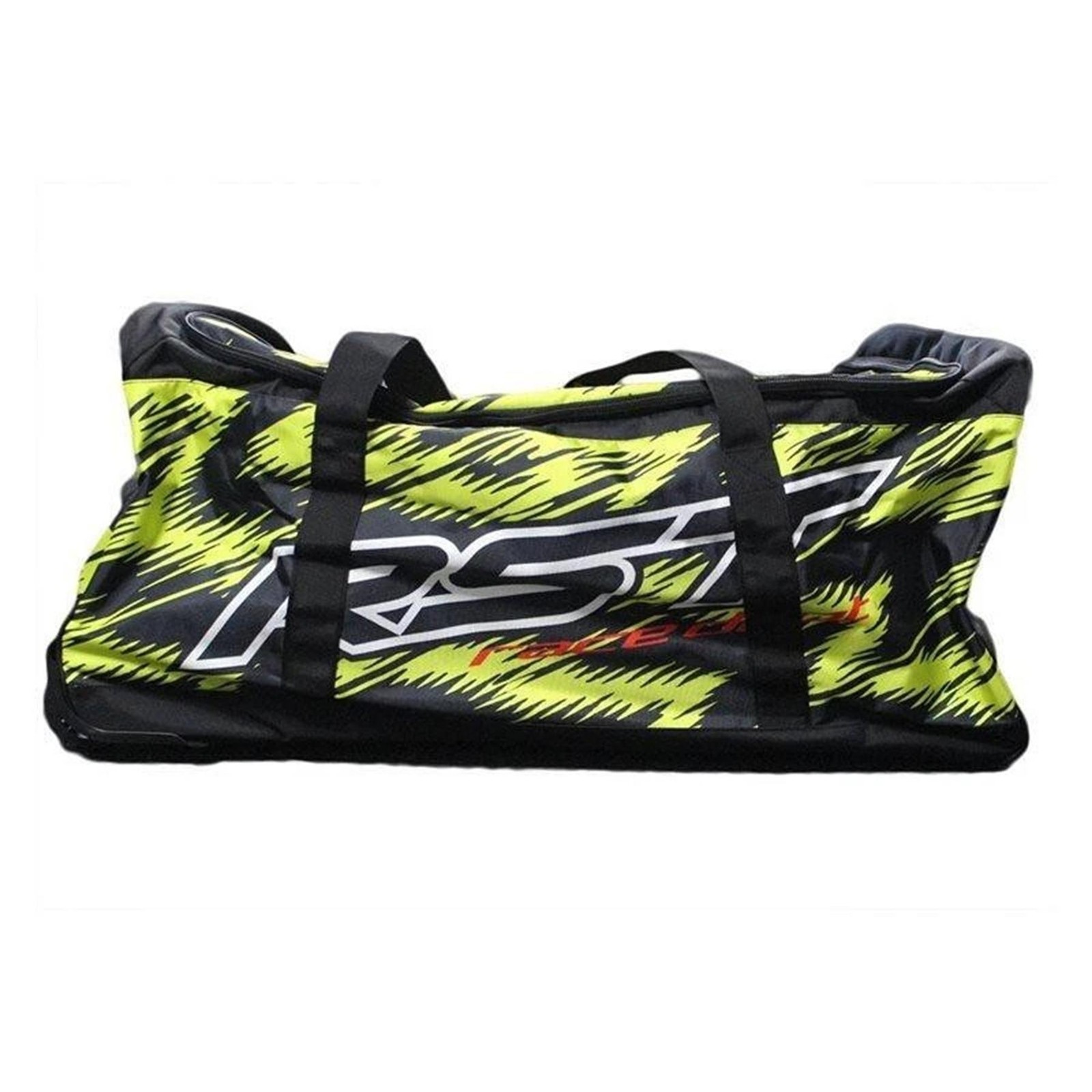 RST Race Dept Motorbike Kit Bag - Integrated Wheels - 170 Litre (Black/Yellow) - Image 3