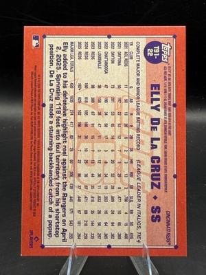 Elly De La Cruz 2026 Topps 1991 #T91-22 Cincinnati Reds | eBay