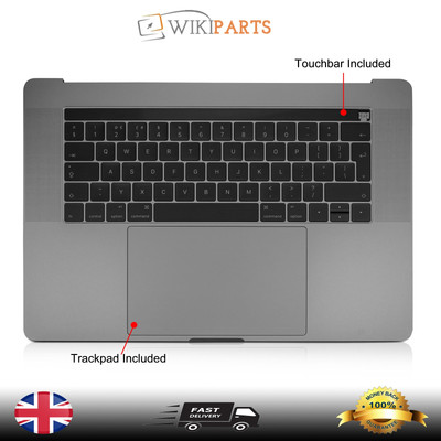 Ersatz für MacBook Pro A1707 TouchBar Handauflage Abdeckung UK Tastatur MLH42LL/A