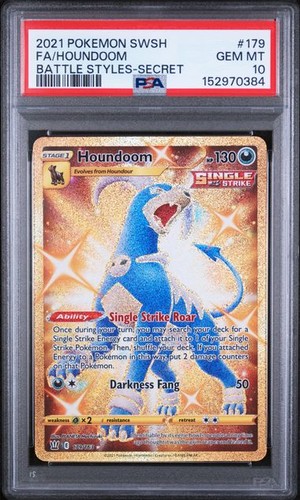 Houndoom graded PSA 10 for sale on eBay