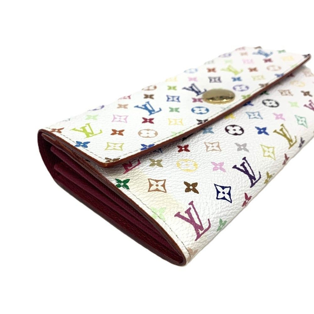 Louis Vuitton Monogram Sala Fig Wallet Snap Closure Used thumbnail 4