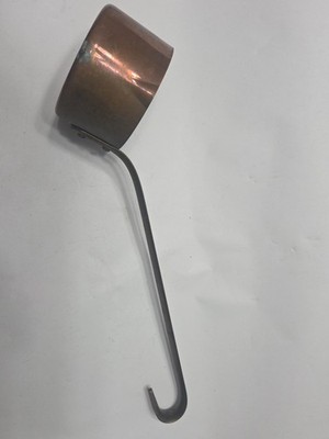 French Made Copper Laddle Brass Handle