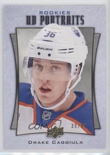2016-17 Upper Deck UD Portraits Rookie Gold Foil /99 Drake Caggiula #P-78 fr5