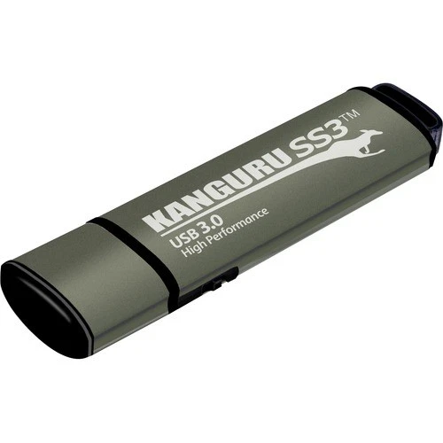Kanguru SS3Andtrade; USB3.0 Flash Drive with Physical Write Protect Switch, 256G