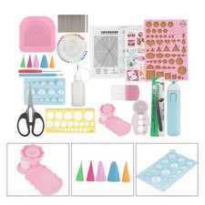 24Pcs Quilling Paper Slotted Tools Sets Art Craft Decoration(color Random) Part.