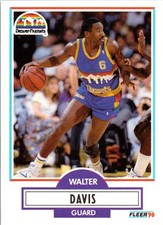 1990-91 Fleer #47 Walter Davis