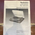 Technics SL-QD33 Record Player / Turntable Owners / User Manual *Original*