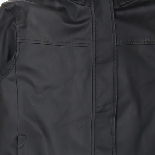 New Look Women's Black Motorcycle Jacket Size 10 - Picture 12 of 12
