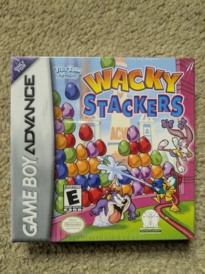 Brand New Factory Sealed  Gameboy Advance  Tiny Toons Wacky Stackers RARE Mint