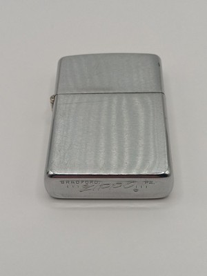 Full Size Brushed Chrome Zippo 1968. FREE SHIPPING