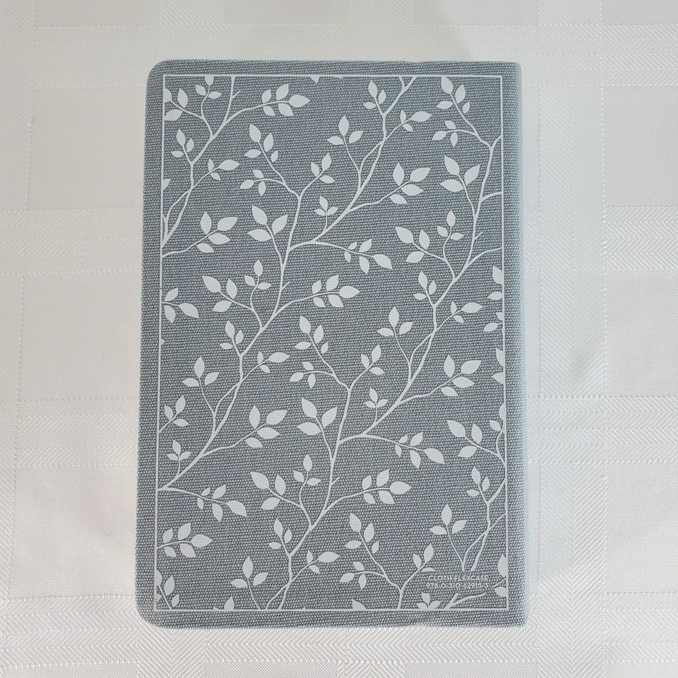 Zondervan NIV Holy Bible Giant Print Edition Gray Cloth Flexcase Floral Design - Image 4 of 4