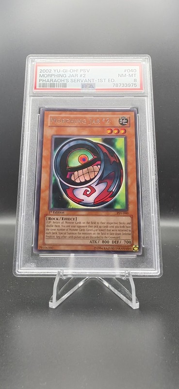 Yu-Gi-Oh! Morphing Jar #2 PSV-040 1st Edition Rare PSA 8