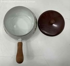 Vintage 1977 M. Kamenstein 2 Qt. Porcelain Enamel Fondue Set IOB — photo 5