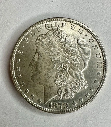 1879 S Morgan Silver Dollar UNC. 3 day and no reserve.  🙌