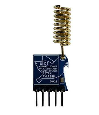 REYAX RYLR998 UART Interface 868/915 MHz Lora Module with Antenna FCC CE NCC