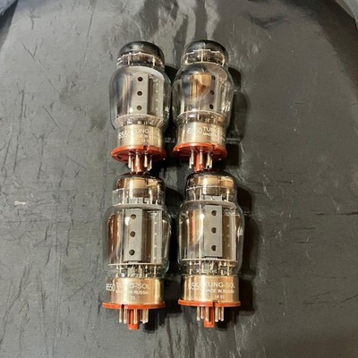 TUNG-SOL 6550 Power Vacuum Tubes Set of 4 Used for Audio Guitar Amp