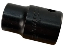 Matco Tools CP166 Shallow Impact Socket 1/2" SAE 1/2" Drive 6 Point Excellent