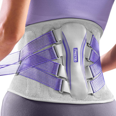 Back Brace for Lower Back Pain Women with Bionic Support System, Adjustable Knit