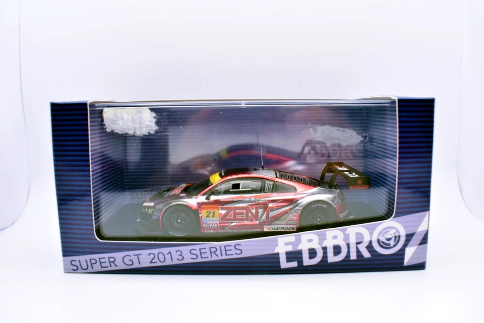Modellini auto Racing scala 1:43 Audi R8 LMS ultra Super GT300 Ebbro modellismo - Immagine 2 di 4