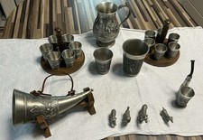 Umfangreiches Vintage Zinn Konvolut Sammlung