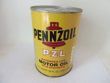 Vintage Oil Can Pennzoil PZL 10W-50 NOS Full ...
