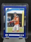 2024 Panini Donruss - Rated Rookie Bo Nix #369 Blue Press Proof (RC)