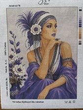 Via Printed Needlepoint Tapestry Gobelin Canvas Only 40x50 Cm