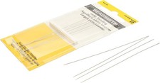 The Beadsmith Extra Long Beading Needles   Size 12, Card of 4 Stainless Steel
