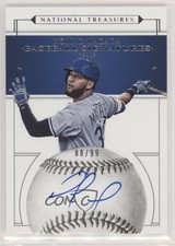 2016 Panini National Treasures Baseball Signatures 88/99 Nomar Mazara Auto 3l7