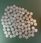 Roosevelt Dimes 87 $8.70 Mixed Date and Mint 1946 to 1964 - 90% Silver Coins