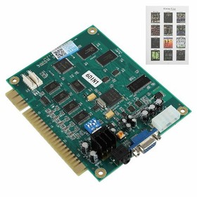 Arcade 2-10Pcs 60 In1 Multicade PCB Board CGA/VGA Output For Classic  JAMMA Game