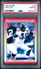 1990 SCORE #276 CARL LEE PSA 10