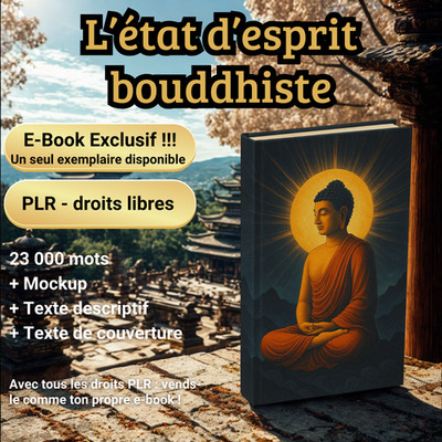 L état d esprit bouddhiste 23k mots E-book PLR exclusif