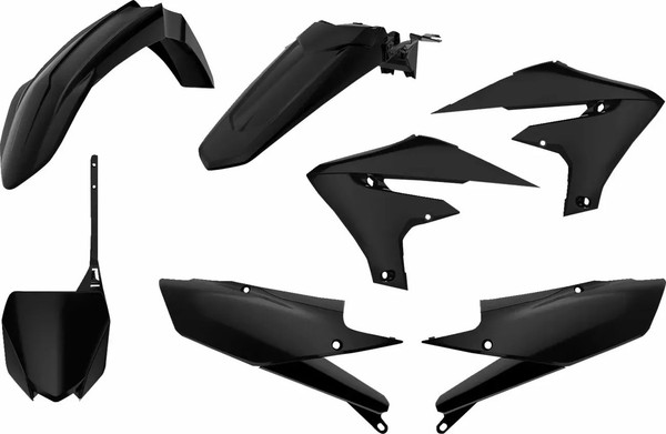 Kunststoff Verkleidung Kit Schwarz Polisport Yamaha Yz 450-250 90768-image