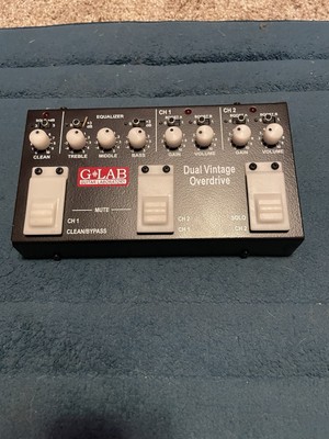 G-LAB Dual Vintage Overdrive Guitar Effects Pedal with EQ