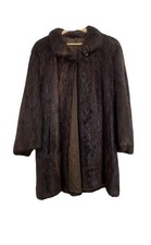 Manteau Fourrure Vison Marron Femme