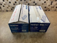 Lot of 2 Genuine Brother TN-350 Toner Cartridge for HL-2040 MFC-7220 DCP-7020