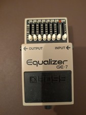 Boss GE-7 Equalizer Guitar Effects Pedal 7 Band EQ