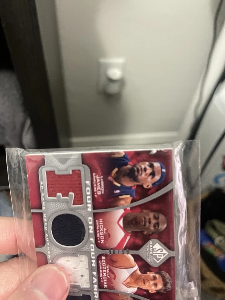 2009 SP игры б/у четыре на ткани /99 Леброн Джеймс JJ Hickson Уолли Szczerbiak - Изображение 2 из 4