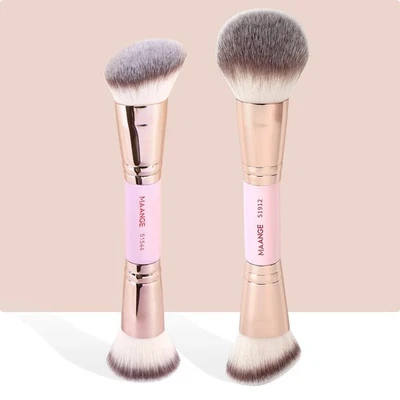 BRANDED MAANGE 2 STCK. Foundation Make-up Pinsel doppelseitig flach